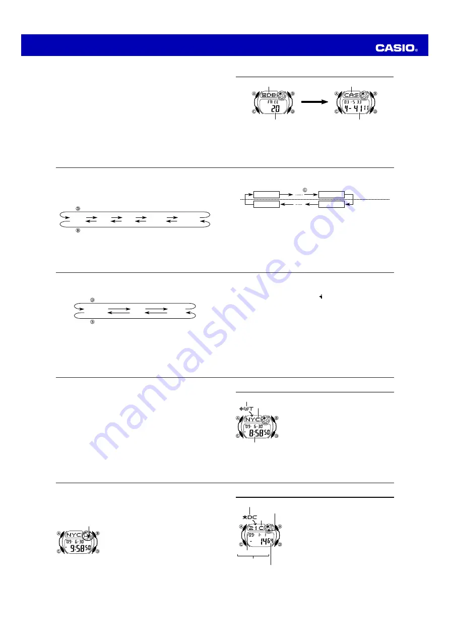 Casio Baby-G BG169R-2 Operation Manual Download Page 2