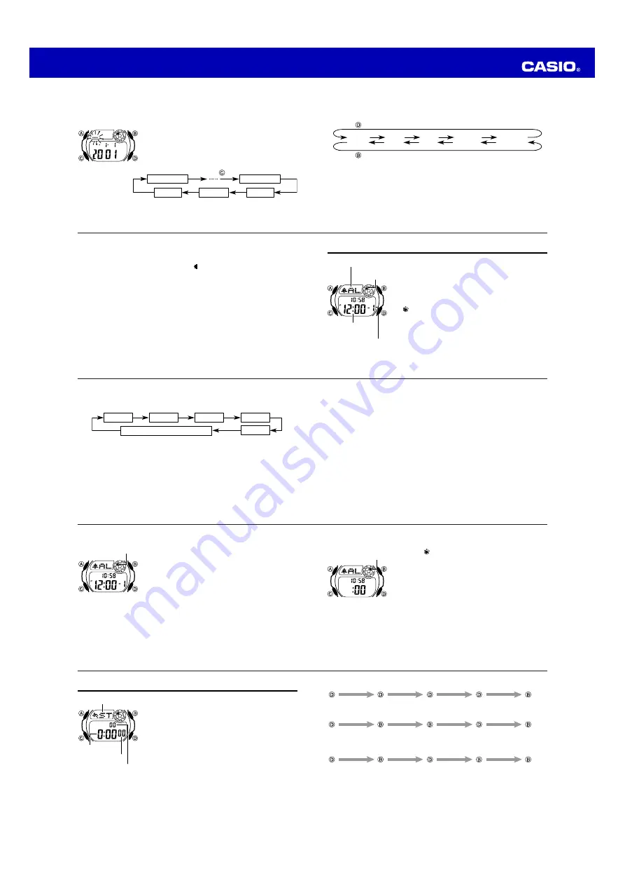 Casio Baby-G BG169R-2 Operation Manual Download Page 3