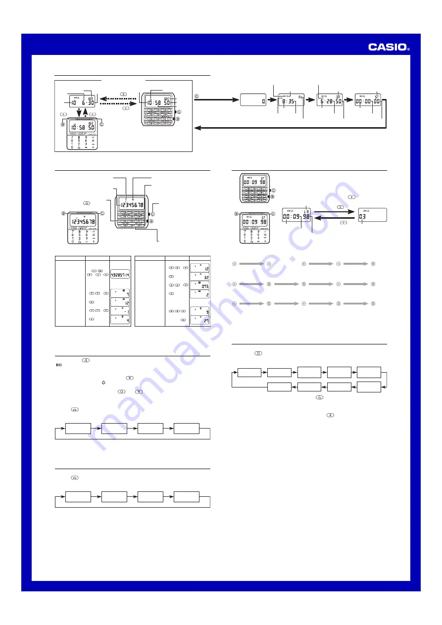 Casio Calculator CA53W-1 Operation Manual Download Page 1