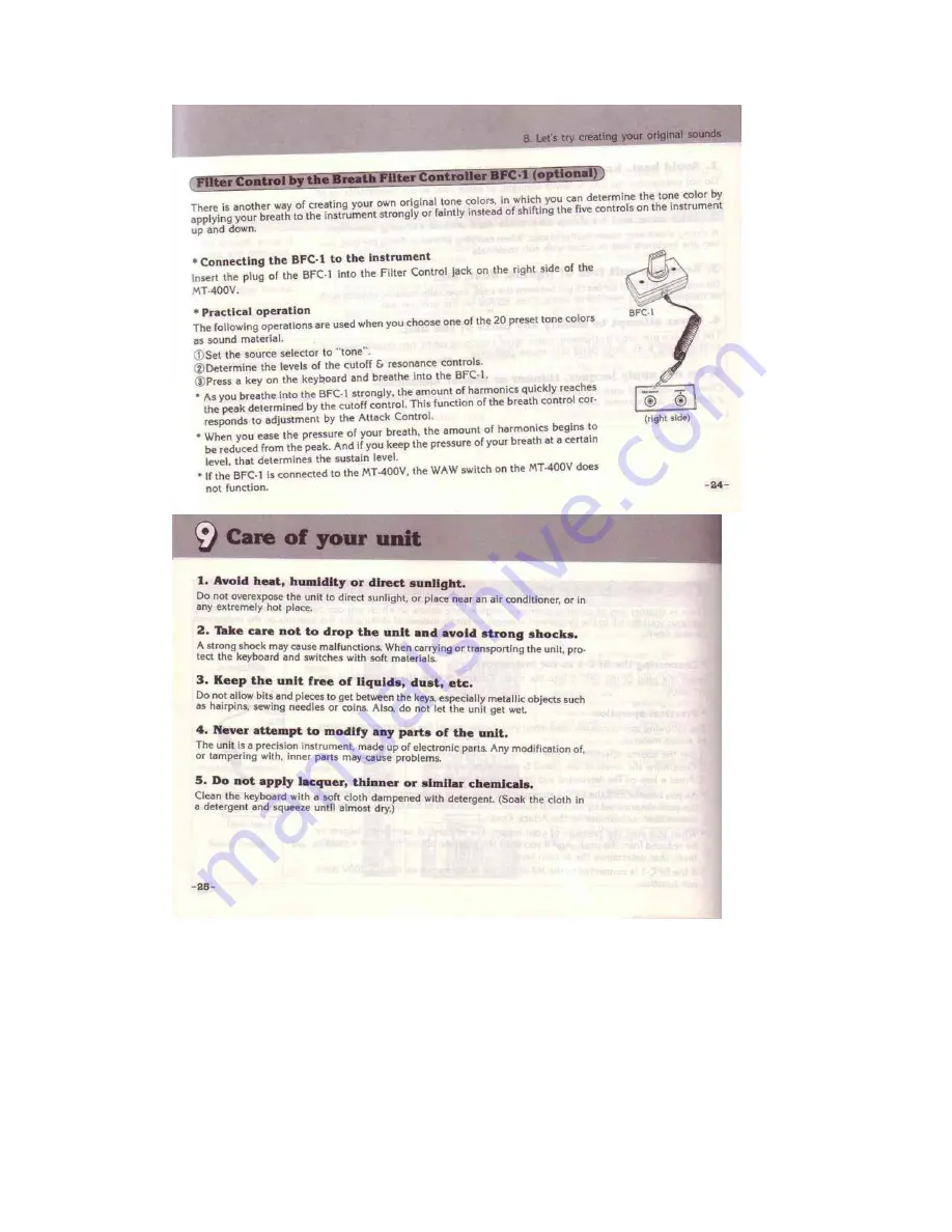 Casio Casiotone MT-400W Operation Manual Download Page 13