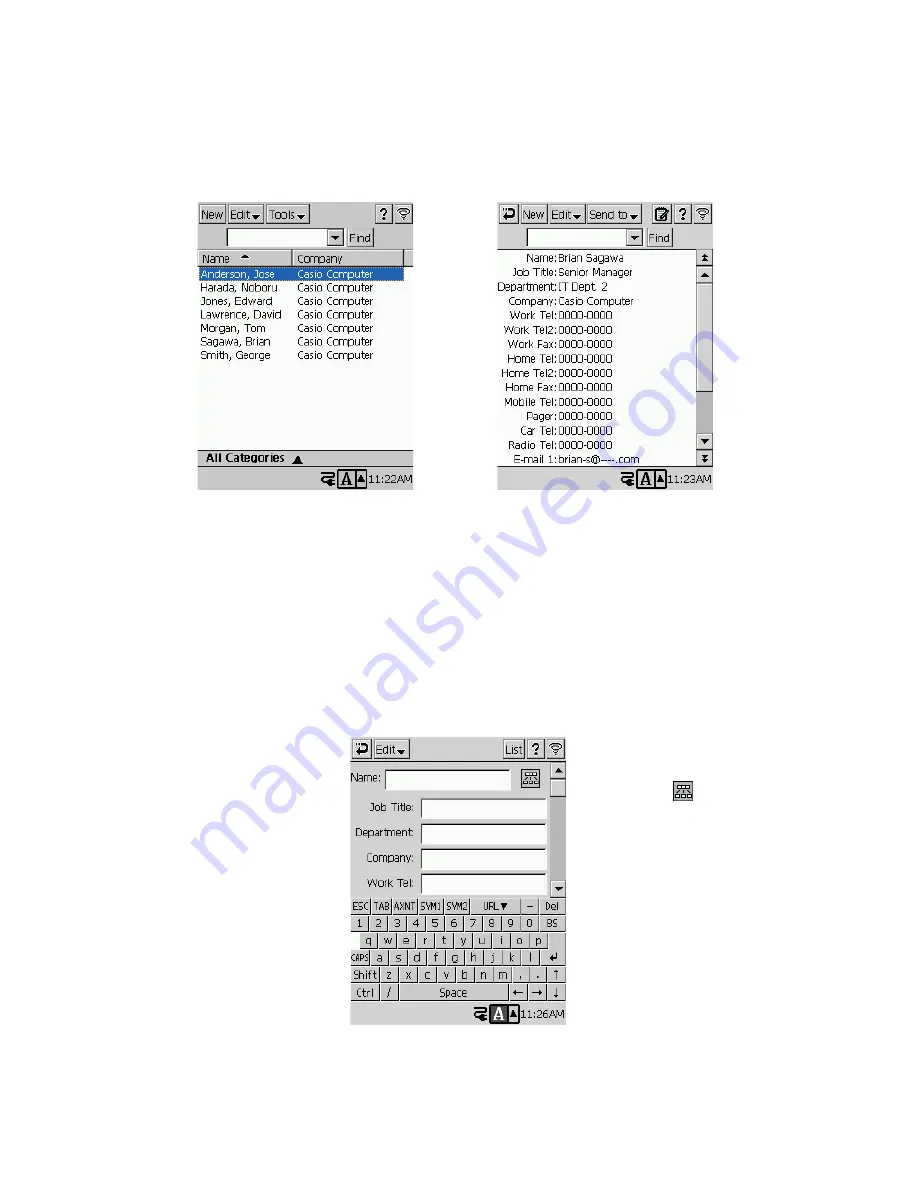 Casio Cassiopeia BE-300 User Manual Download Page 43