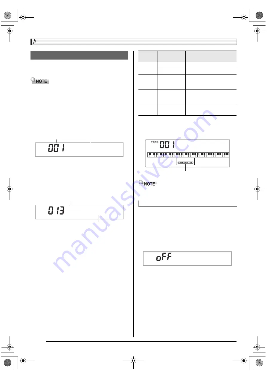 Casio CDP-200R User Manual Download Page 56