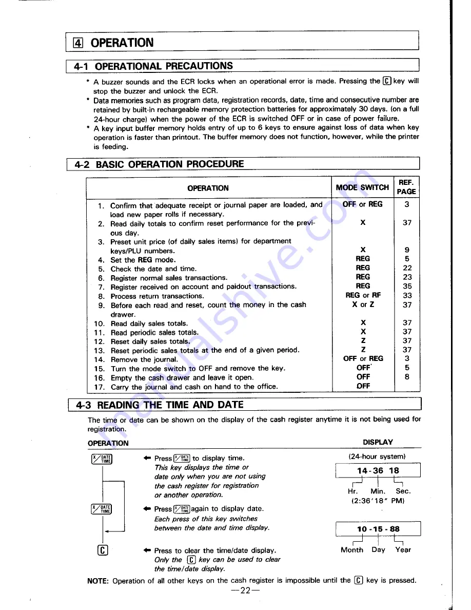 Casio CE-2108 Operator'S Instruction Manual Download Page 23