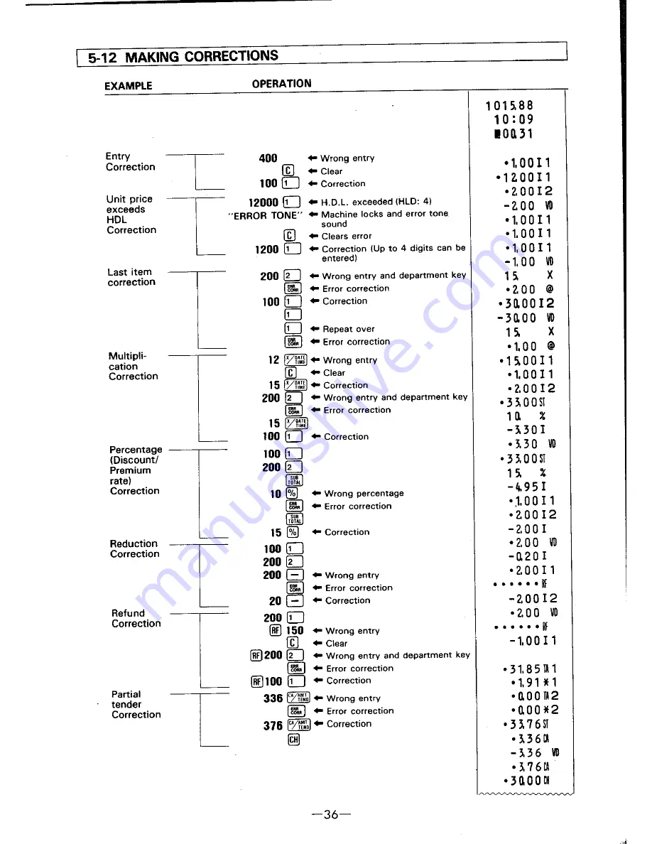 Casio CE-2108 Operator'S Instruction Manual Download Page 37