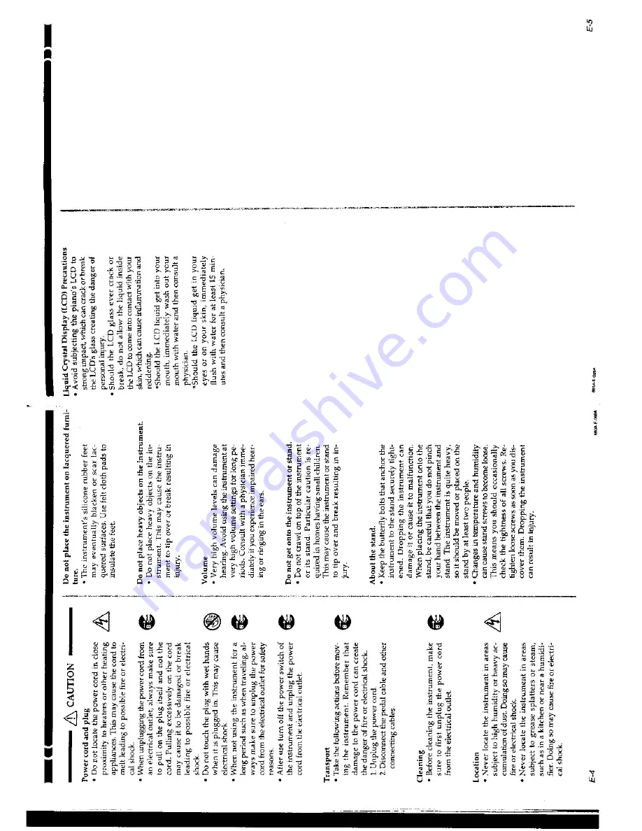 Casio Celviano AP-60R User Manual Download Page 5