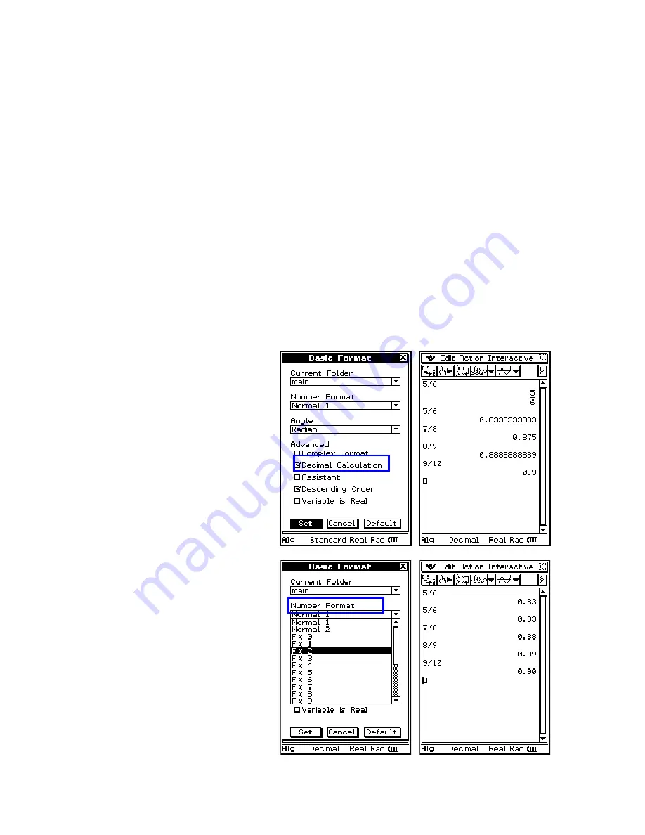 Casio ClassPad 101 Introduction Manual Download Page 9