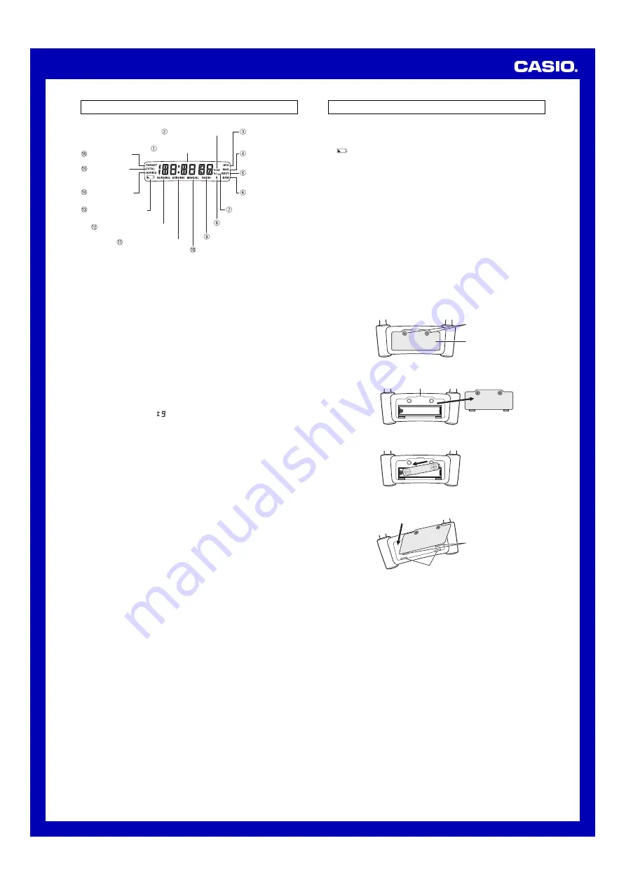 Casio CSP-100/2875 Скачать руководство пользователя страница 3