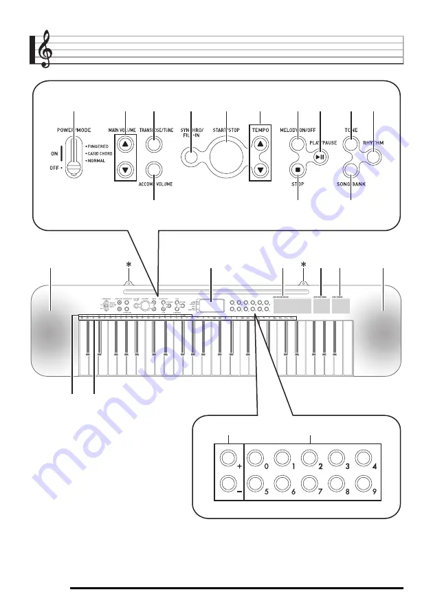 Casio CTK-240 Скачать руководство пользователя страница 10