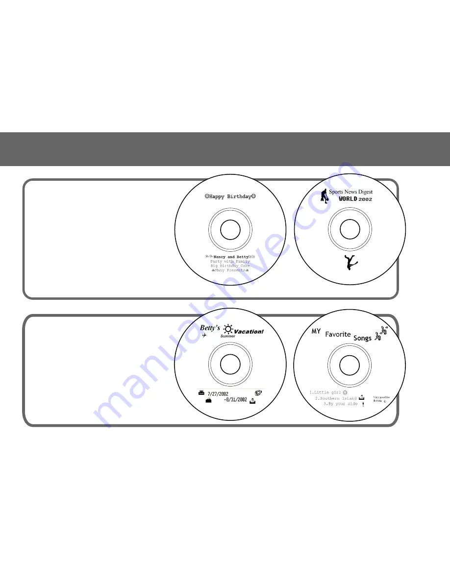 Casio CW-100 - DISC TITLE PRINTER User Manual Download Page 12