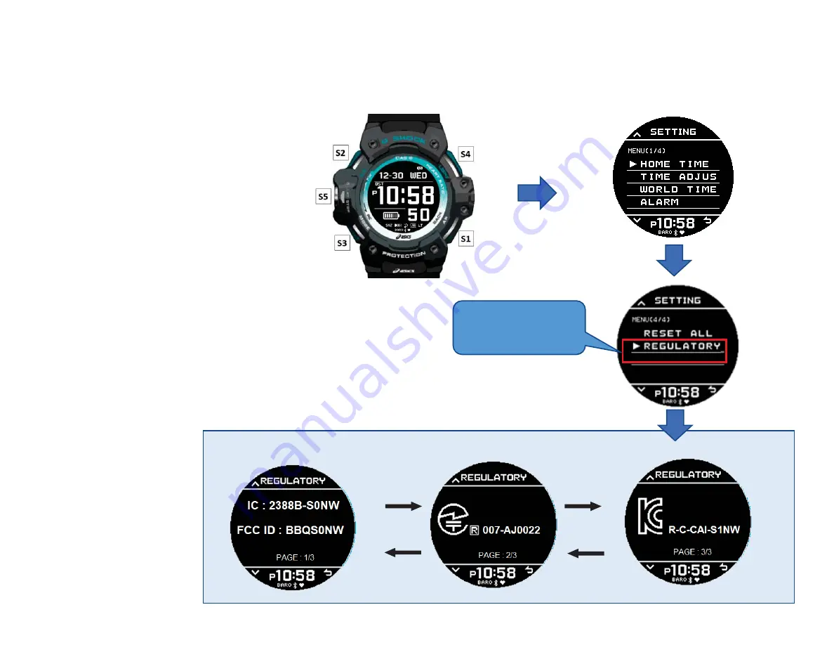 Casio CW3491 Using Download Page 2