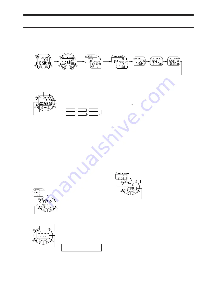 Casio Databank DB35H-1AV User Manual Download Page 1