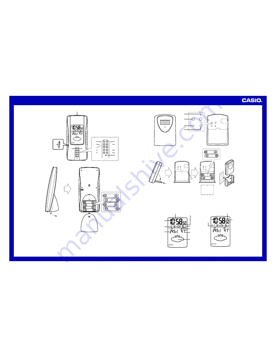 Casio DQR-300 Operation Manual Download Page 1