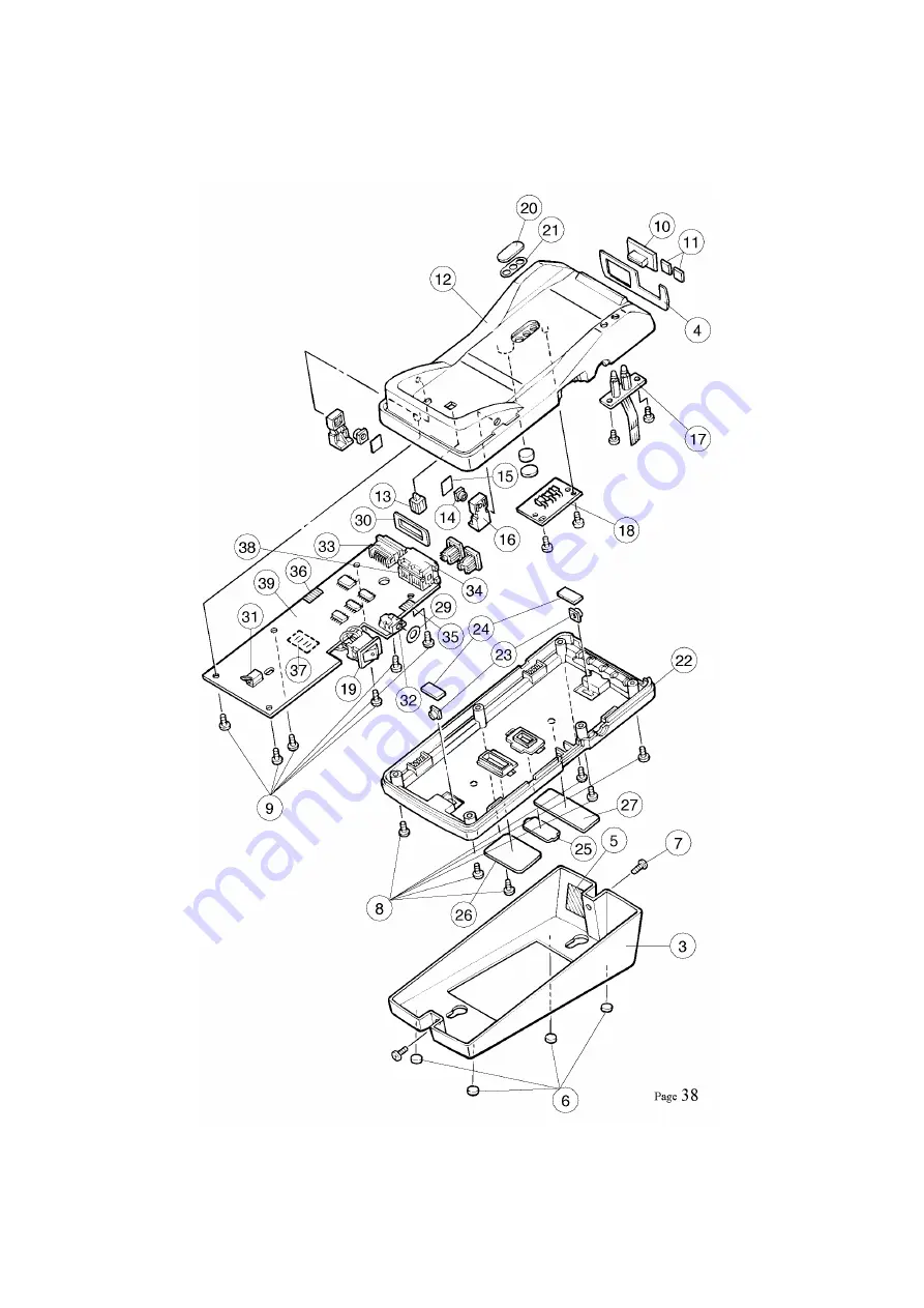 Casio DT-700 Service Manual Download Page 40