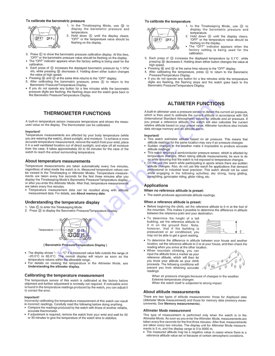 Casio DW-9100BJ Service Manual & Parts List Download Page 5