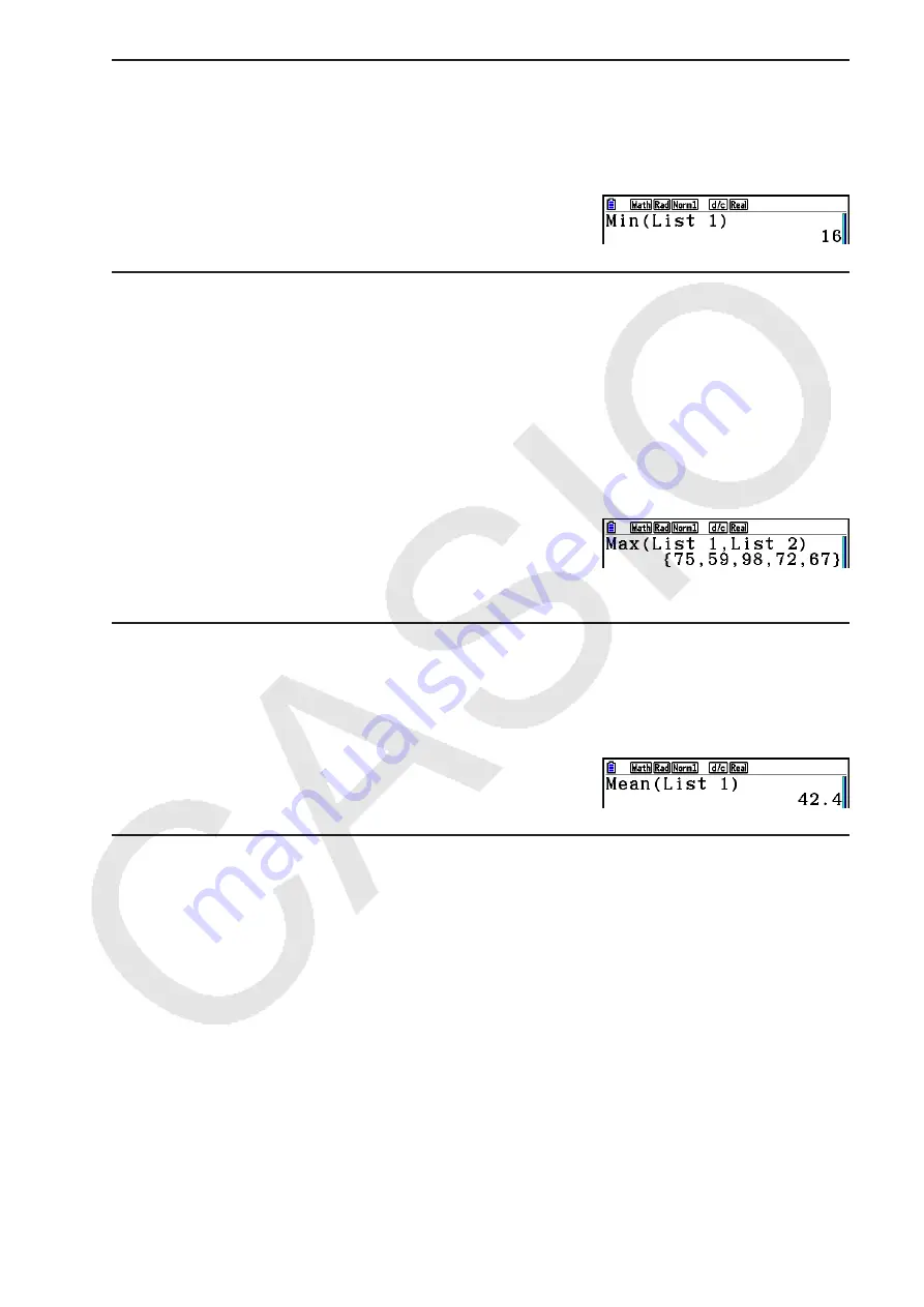 Casio FX-CG10 User Manual Download Page 126