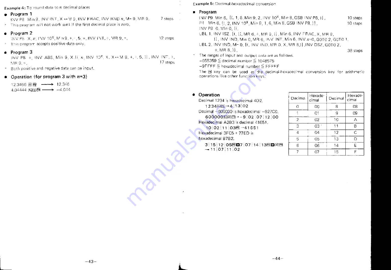 Casio FX502P User Manual Download Page 22