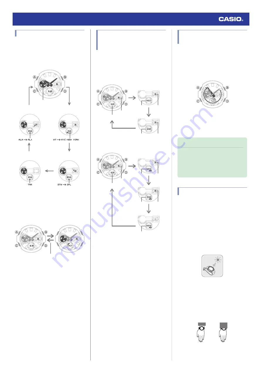 Casio G-Shock 5657 Operation Manual Download Page 7