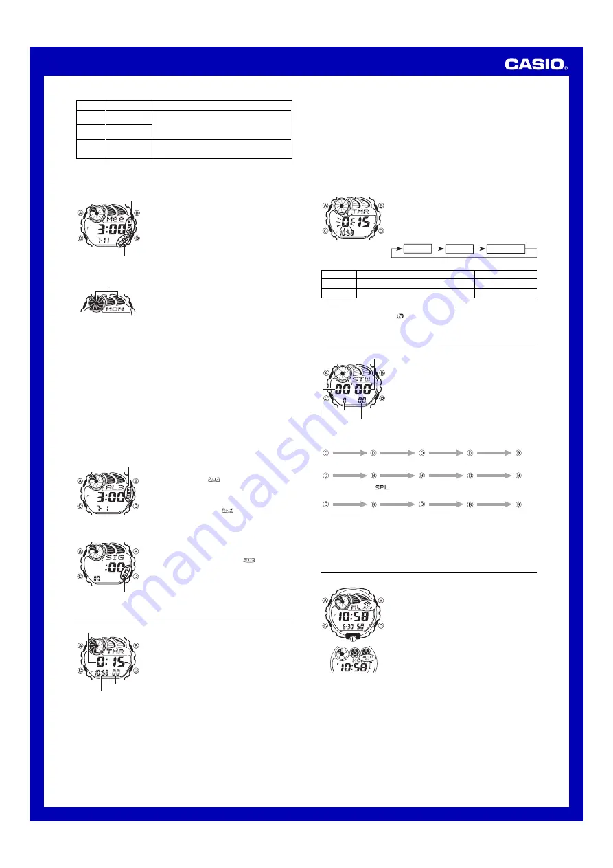 Casio G-Shock G2900F-1V Operation Manual Download Page 3