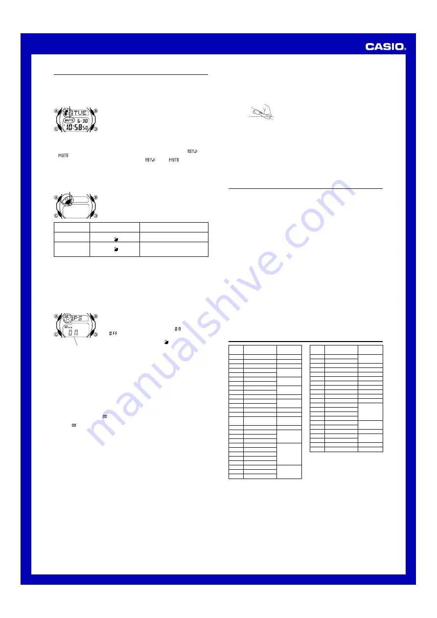 Casio G2310R-1 Operation Manual Download Page 4