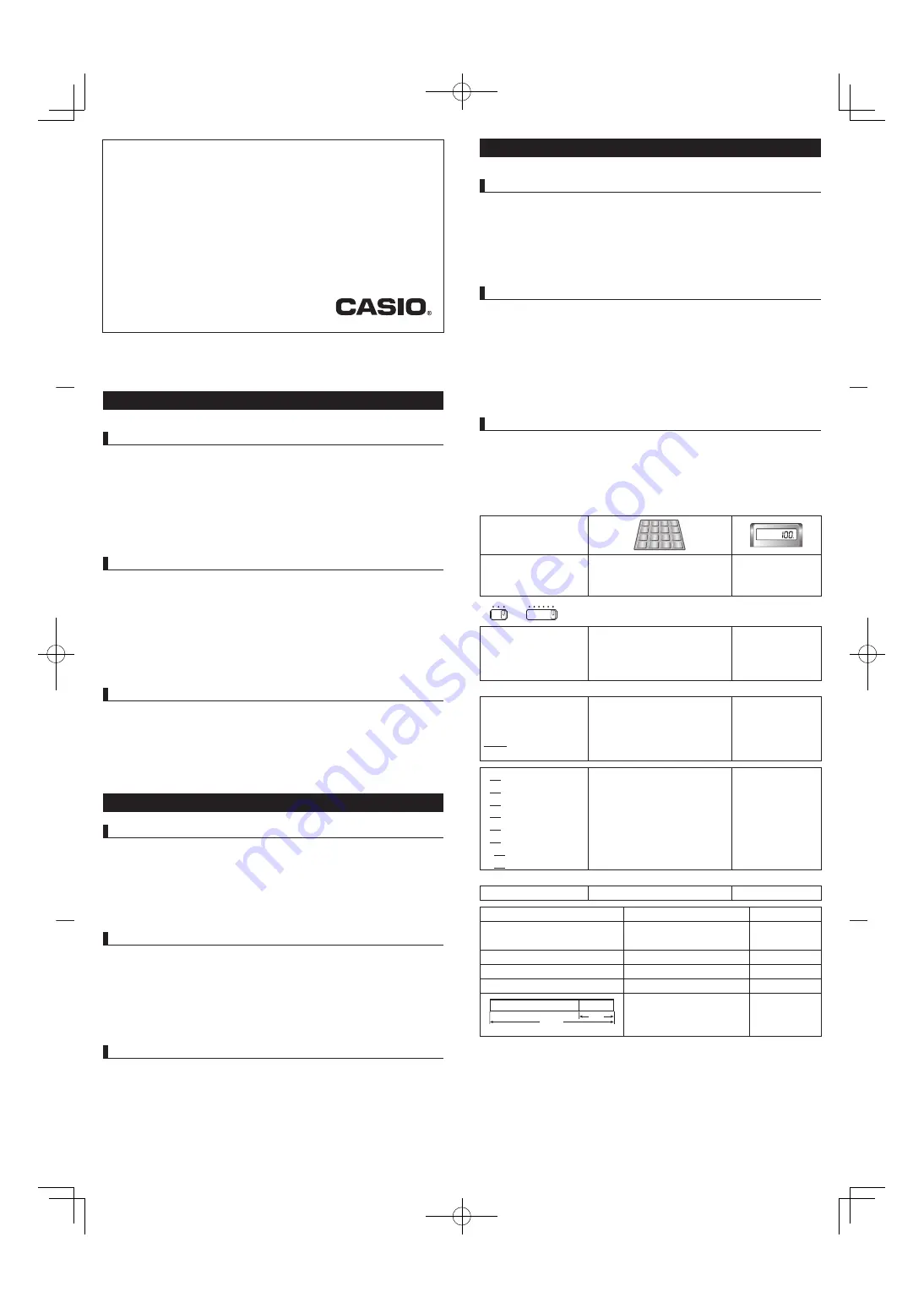 Casio GR-12 User Manual Download Page 1