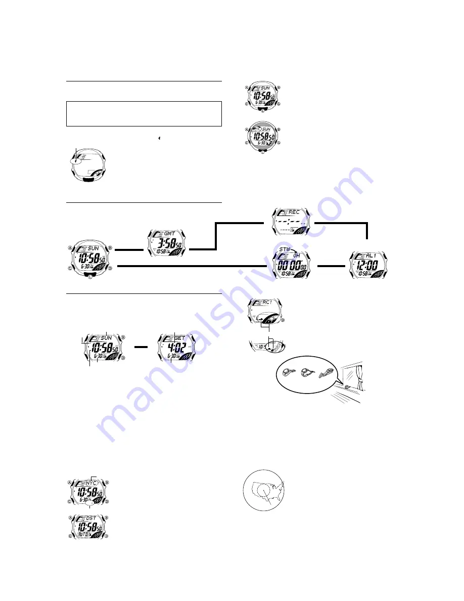 Casio GW-300J Service Manual & Parts List Download Page 11