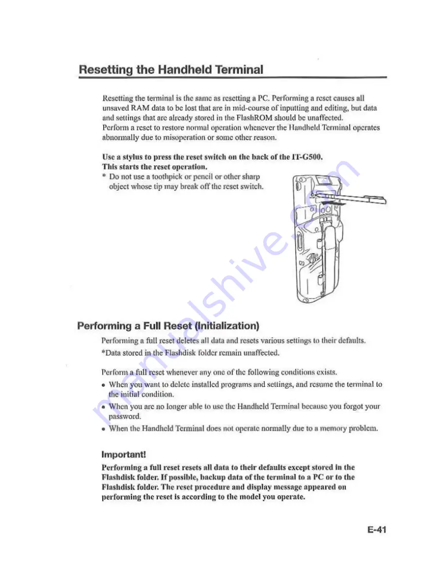 Casio IT -G500 Series User Manual Download Page 43