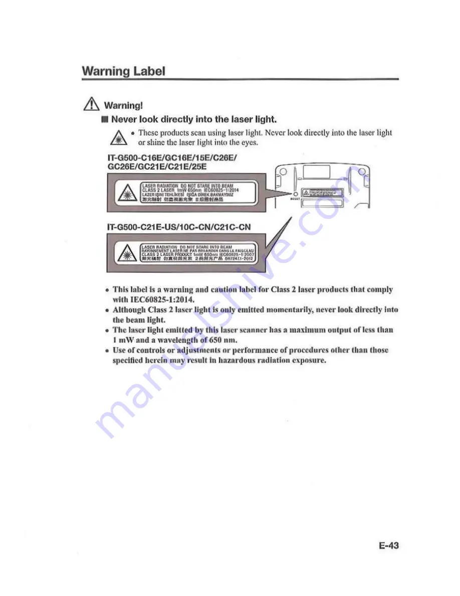 Casio IT -G500 Series User Manual Download Page 45