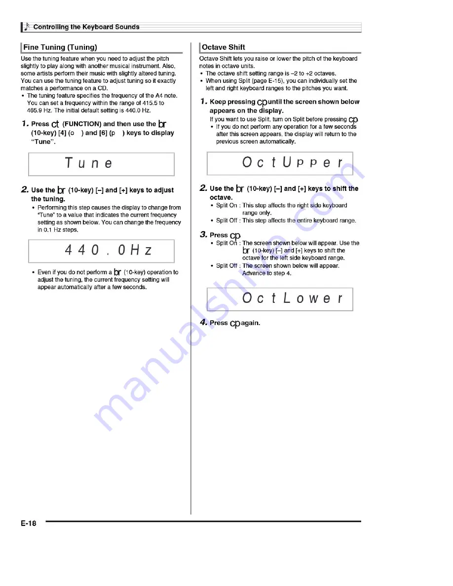 Casio LK-280 User Manual Download Page 20