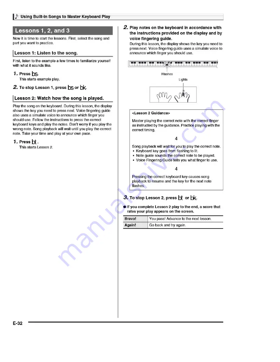 Casio LK-280 User Manual Download Page 34