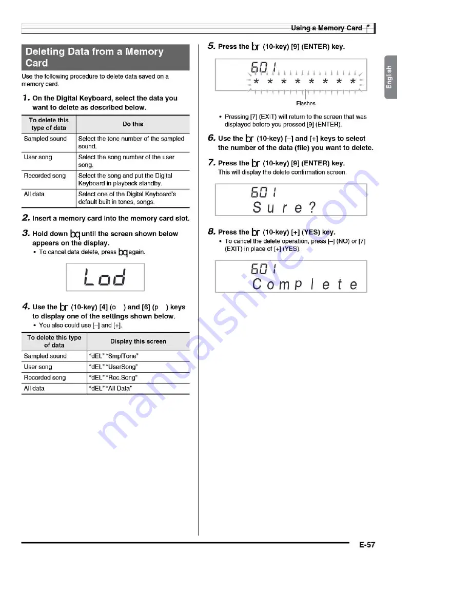 Casio LK-280 User Manual Download Page 59