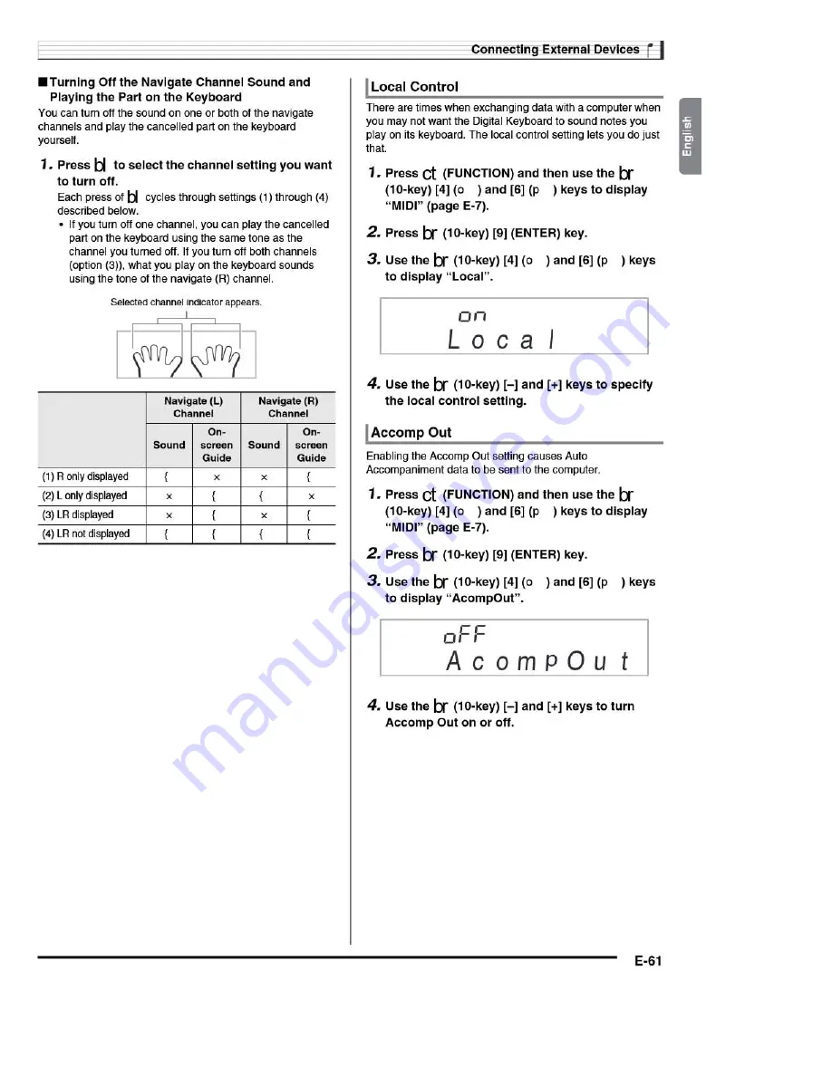 Casio LK-280 User Manual Download Page 63