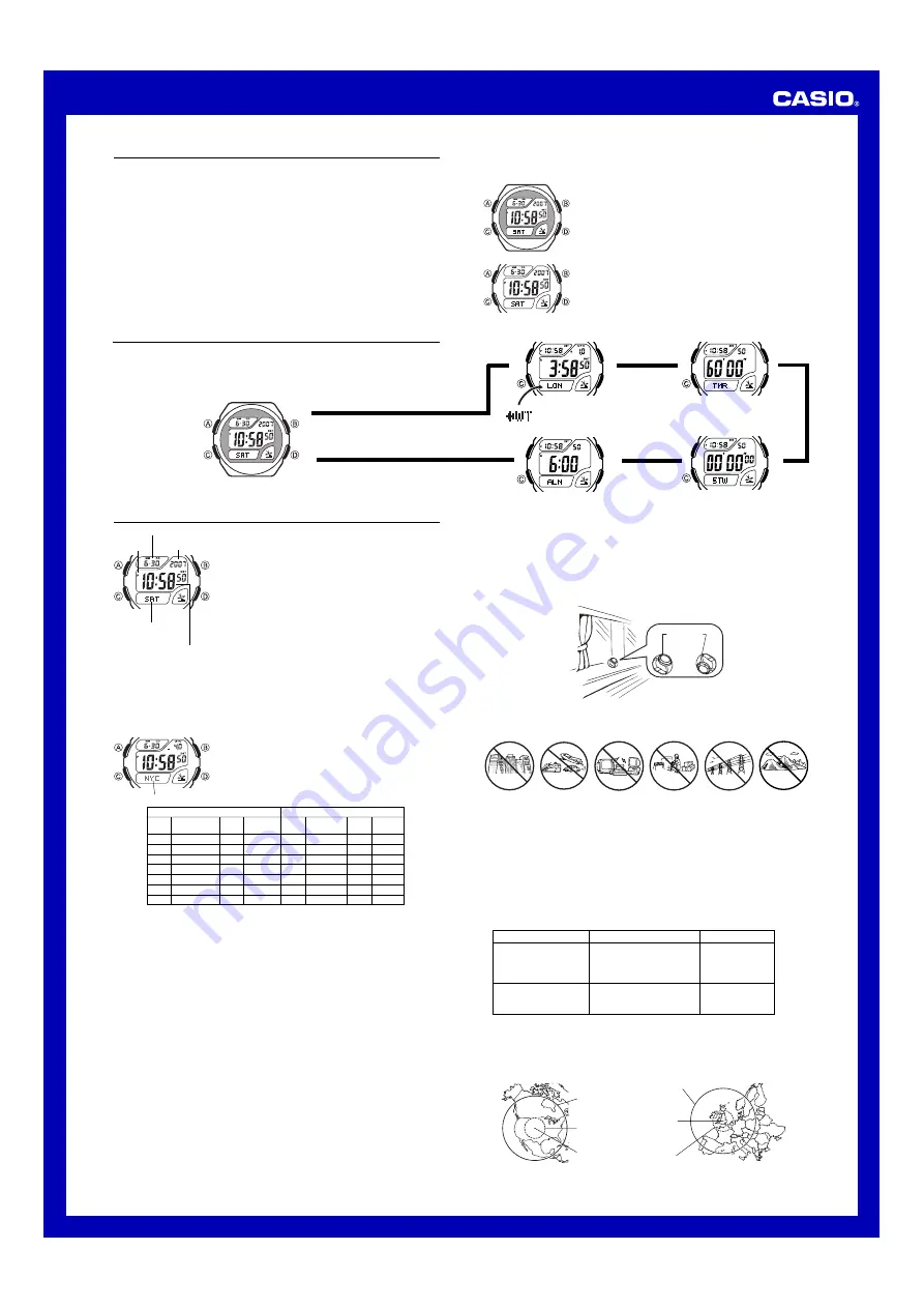 Casio MO0606-EA Operation Manual Download Page 1