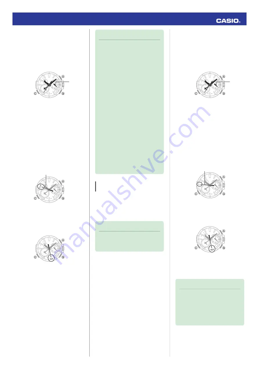 Casio Oceanus OCW-G1000 Operation Manual Download Page 4