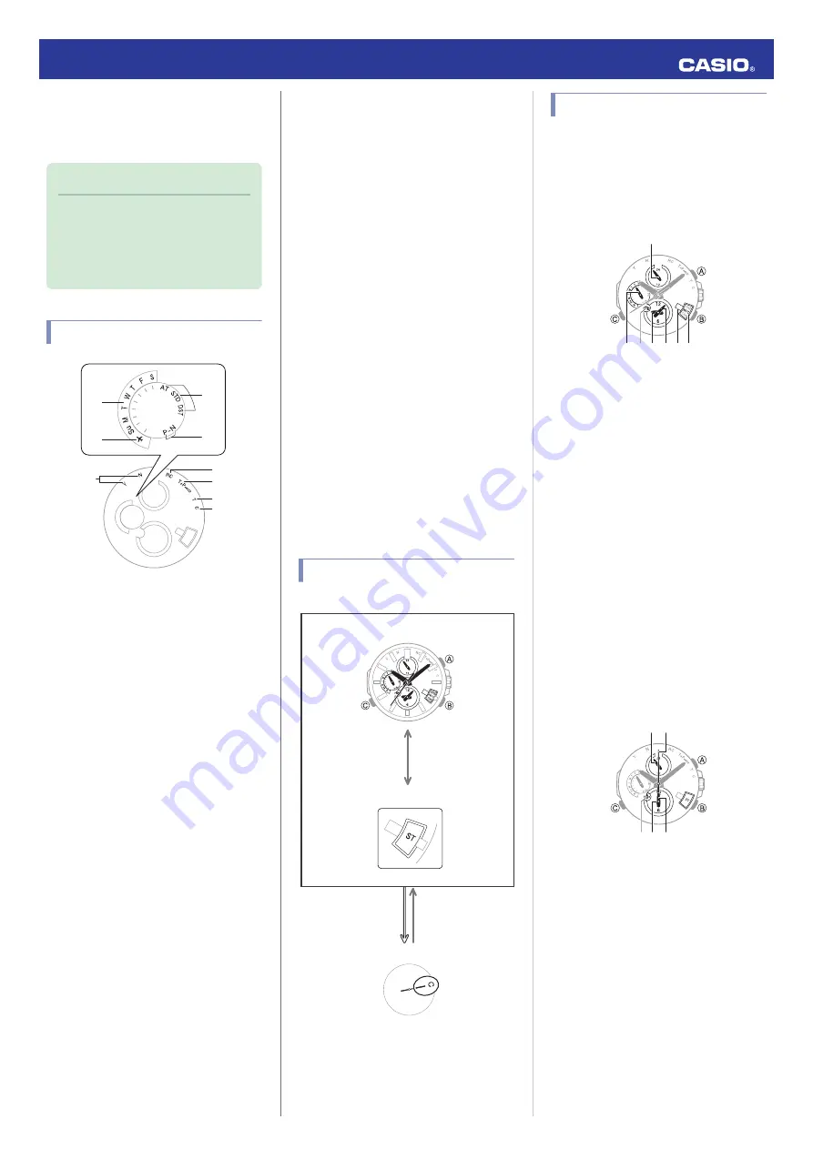 Casio Oceanus OCW-G2000C-1A Operation Manual Download Page 2