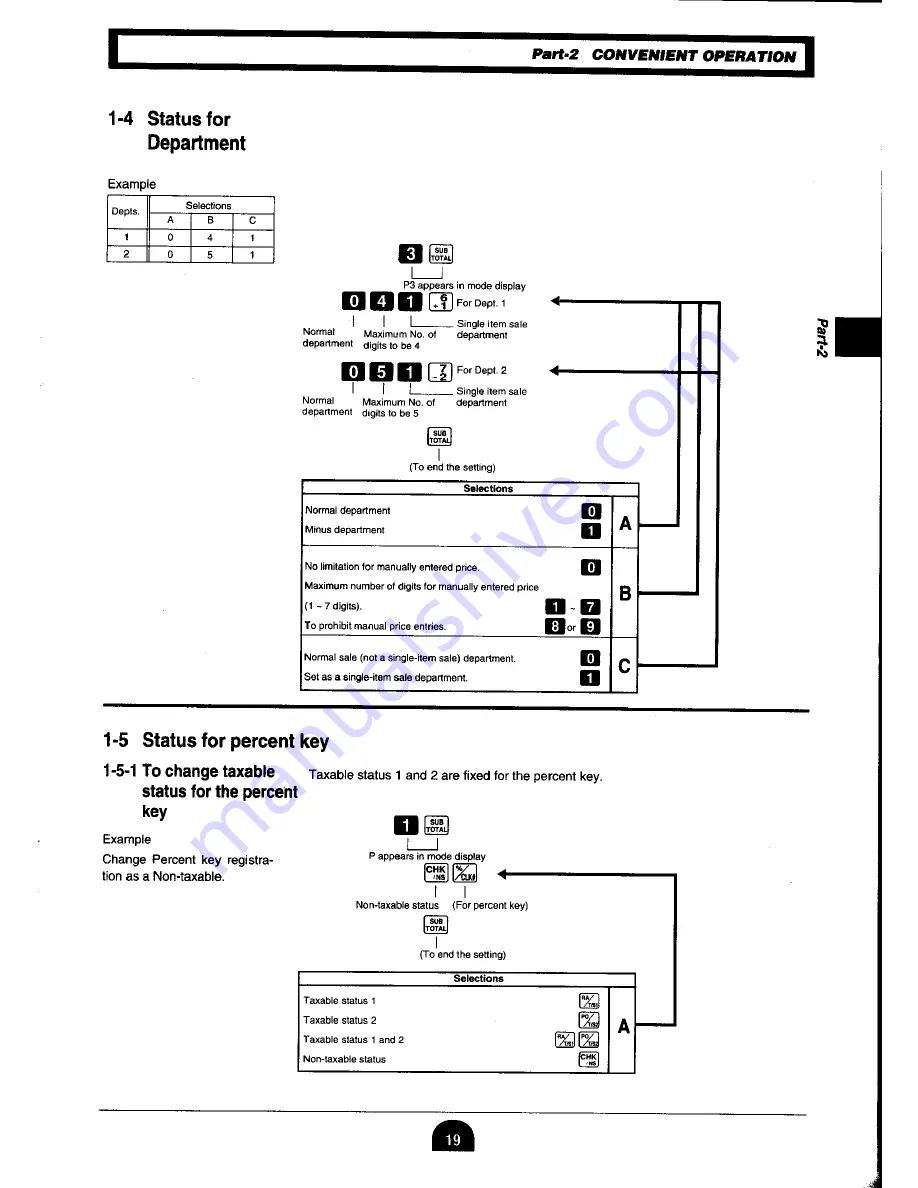 Casio PCR-255 User Manual Download Page 21