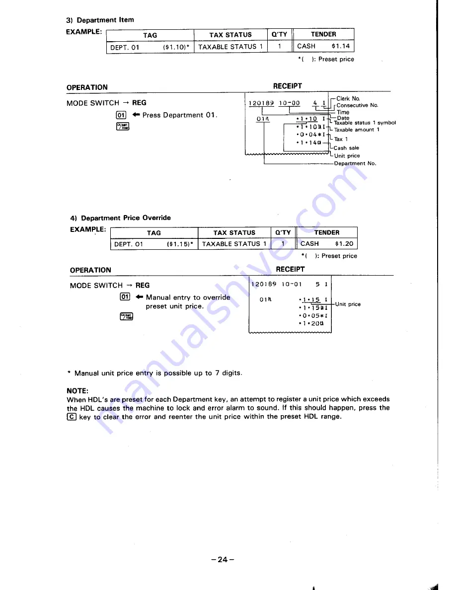 Casio PCR-330 Operator'S Instruction Manual Download Page 28