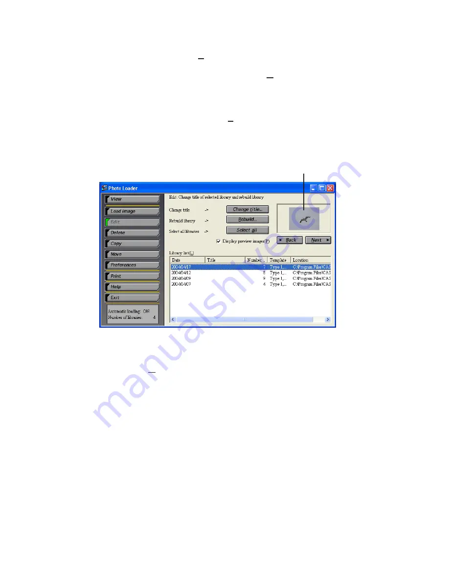 Casio PHOTO LOADER - VER.3.0 FOR WINDOWS Instruction Manual Download Page 38