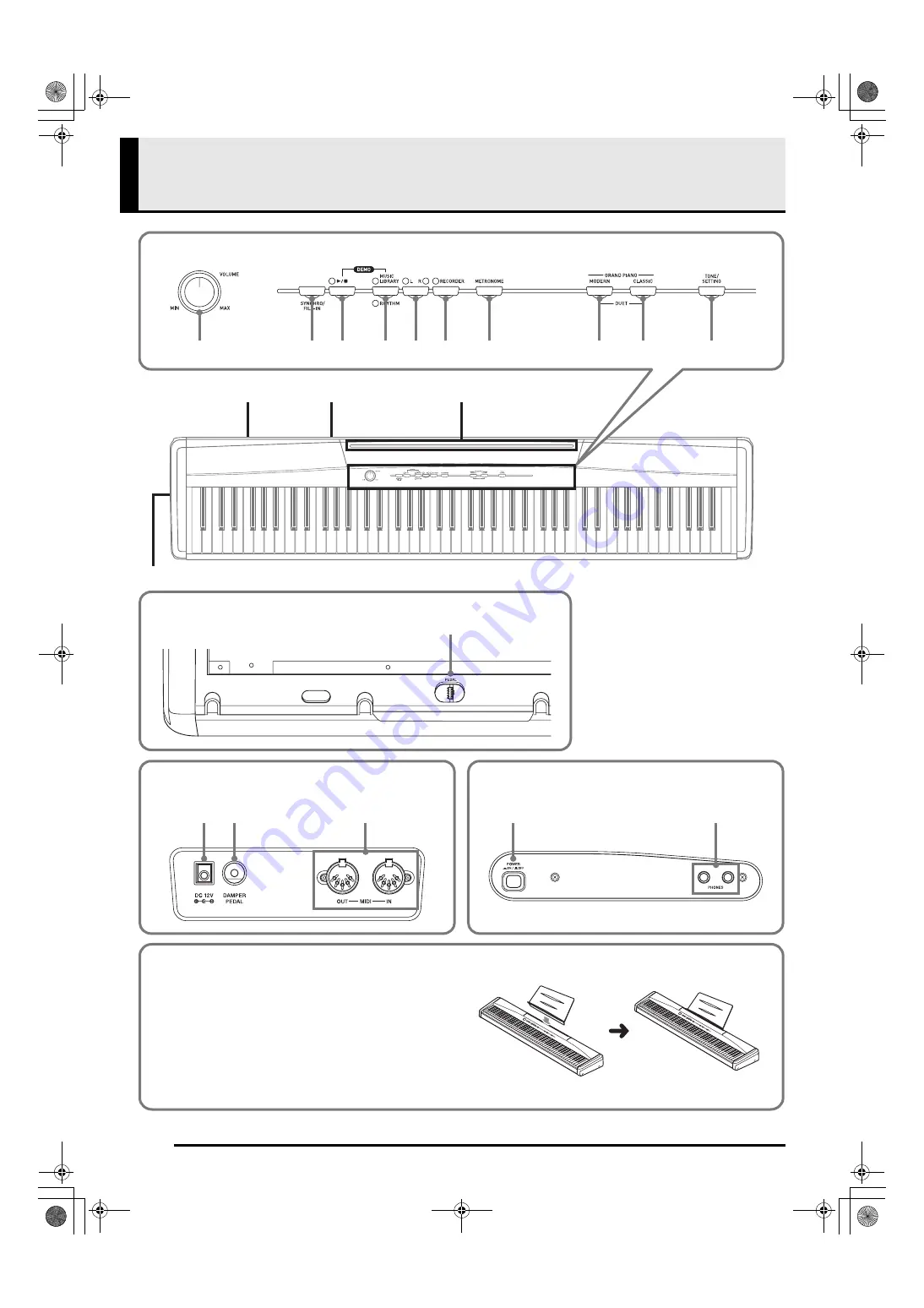 Casio Privia PX-120 User Manual Download Page 4