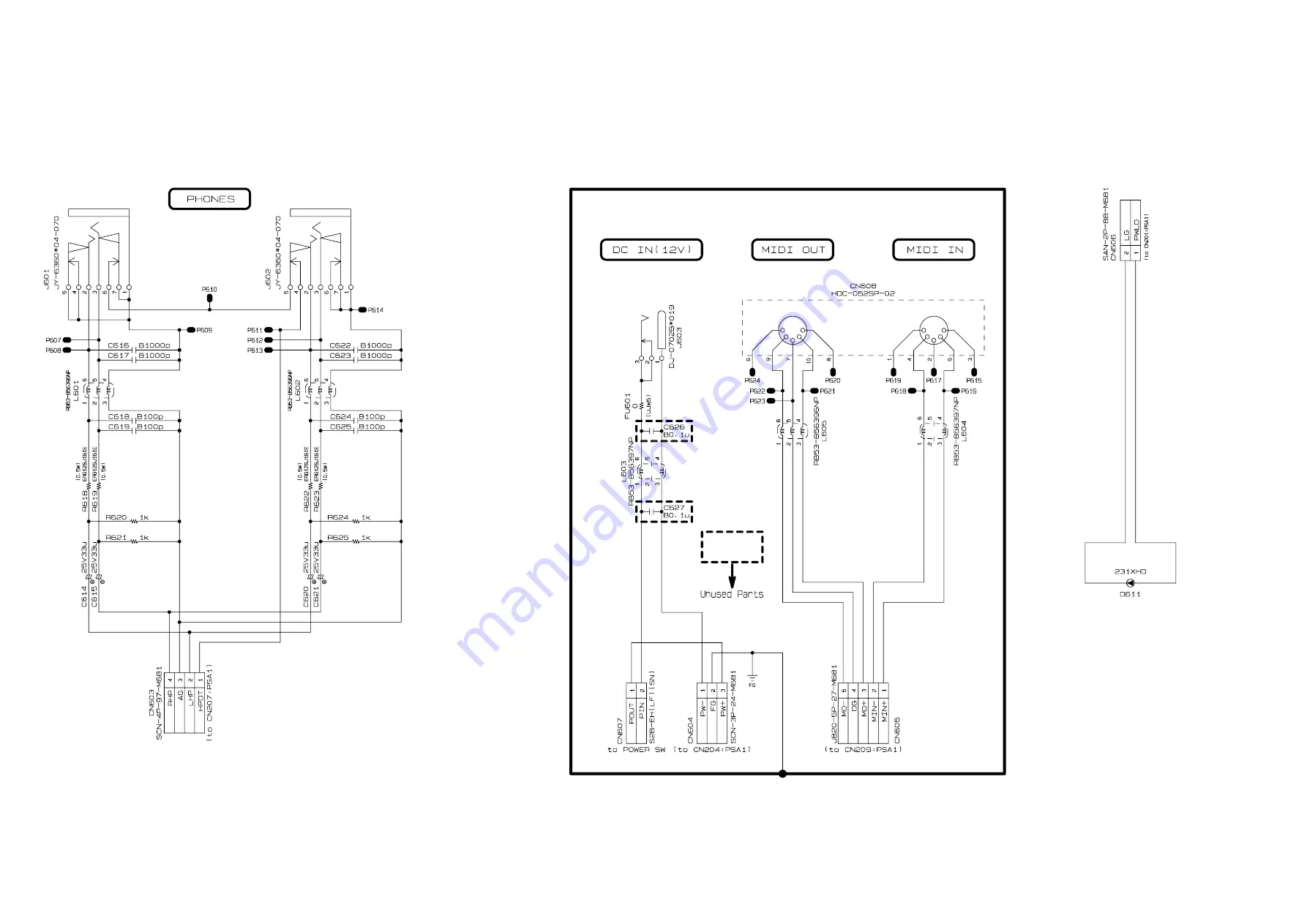 Casio Privia PX-720 Service Manual & Parts Manual Download Page 33