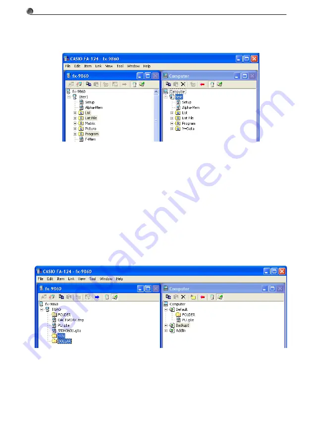 Casio Program-Link FA-124 User Manual Download Page 28