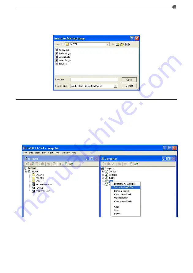 Casio Program-Link FA-124 User Manual Download Page 37