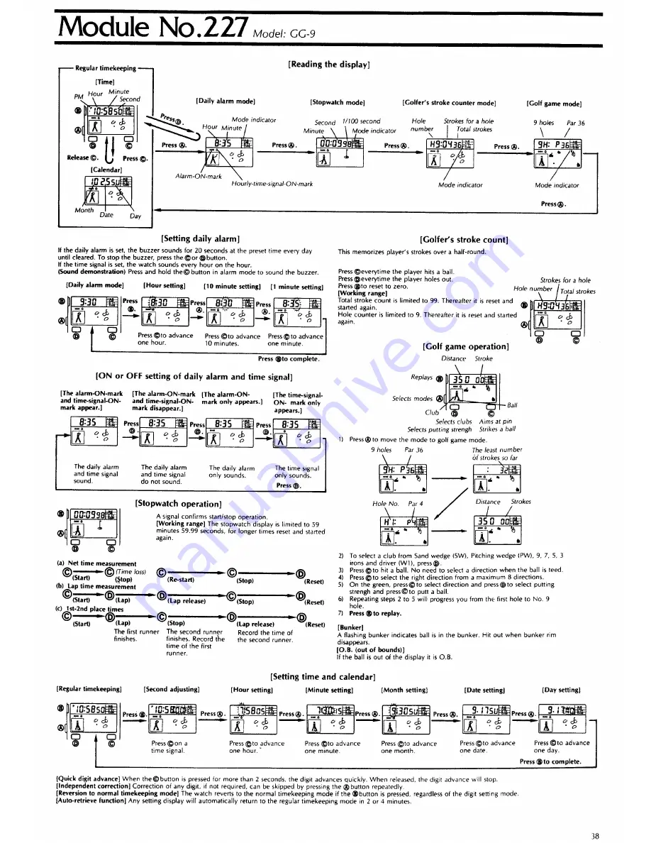 Casio QX-227 User Manual Download Page 1