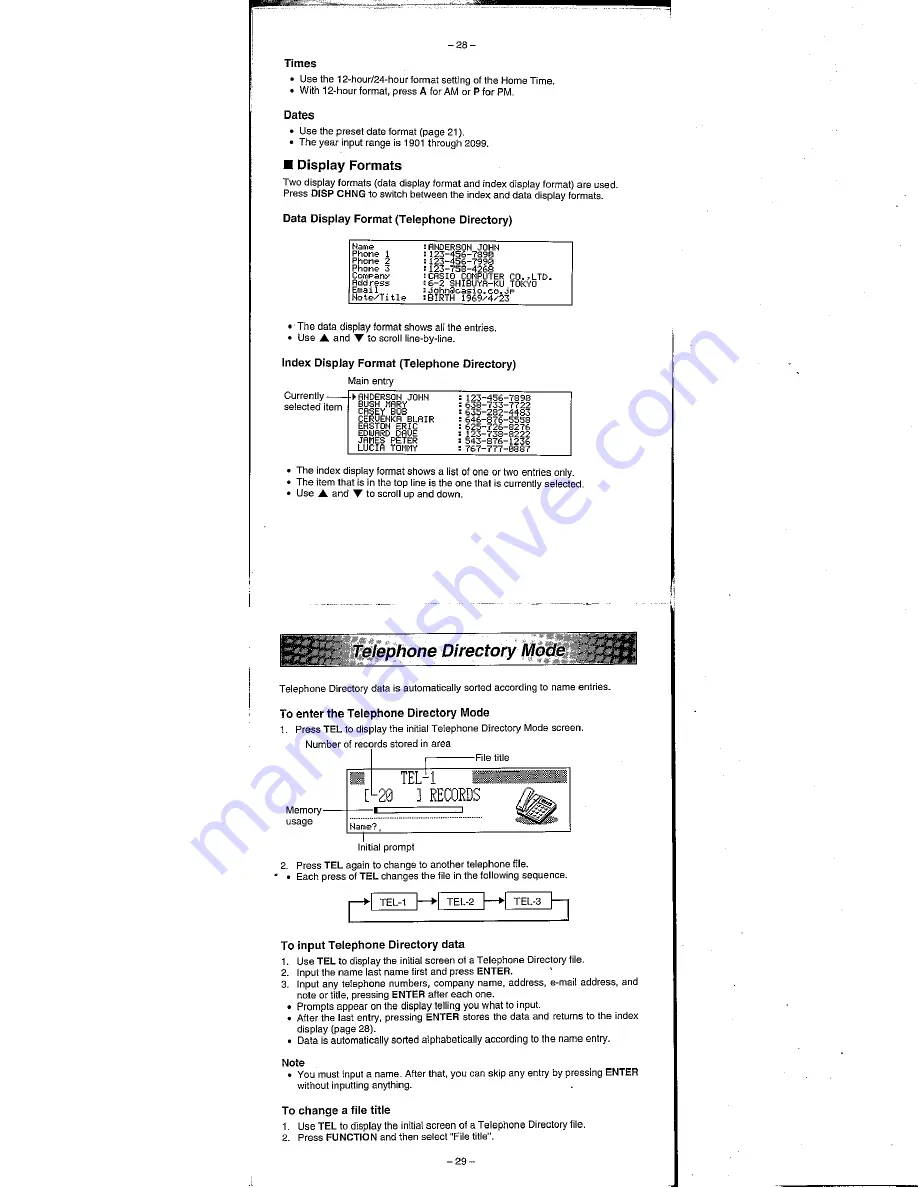 Casio SF-7100SY User Manual Download Page 16