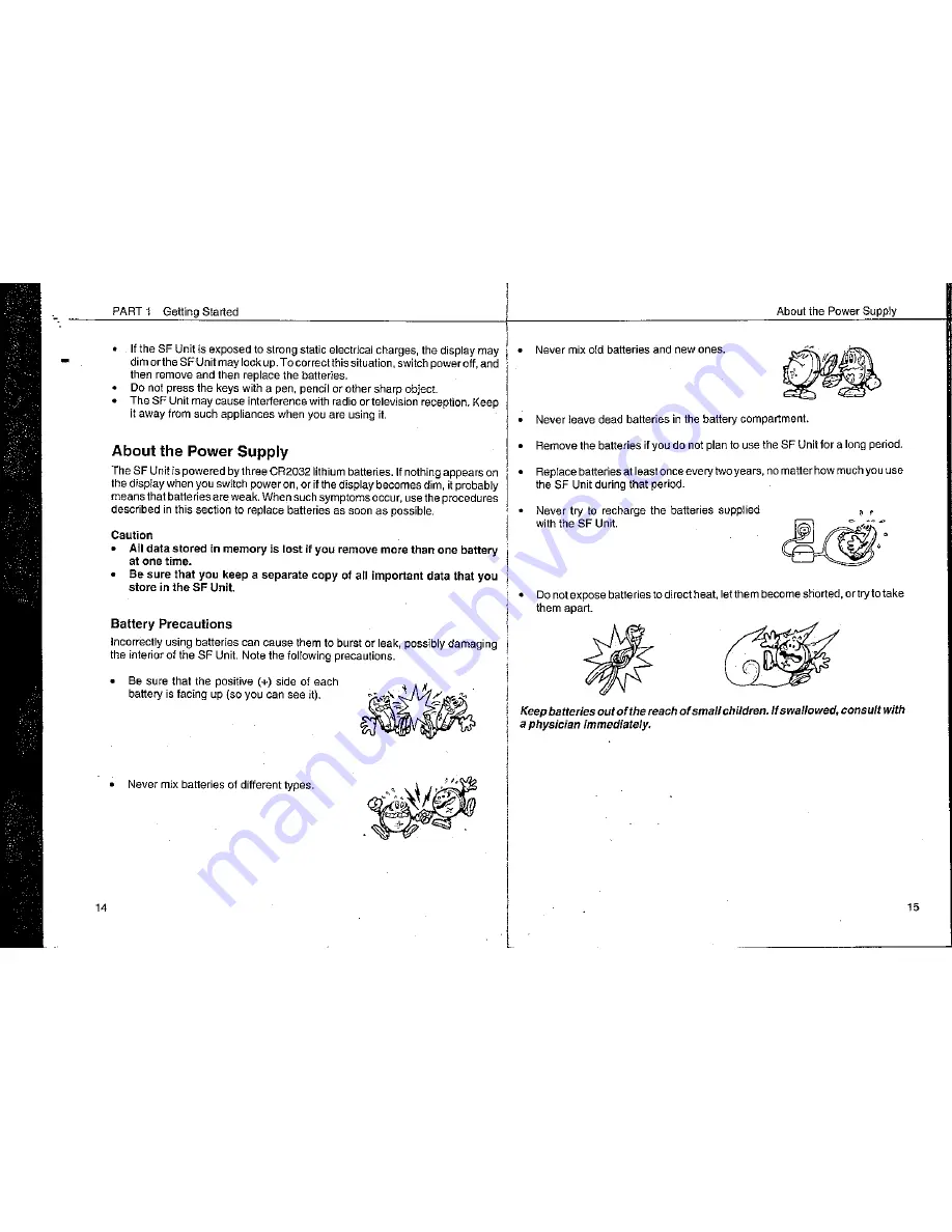 Casio SF-7900E Owner'S Manual Download Page 9