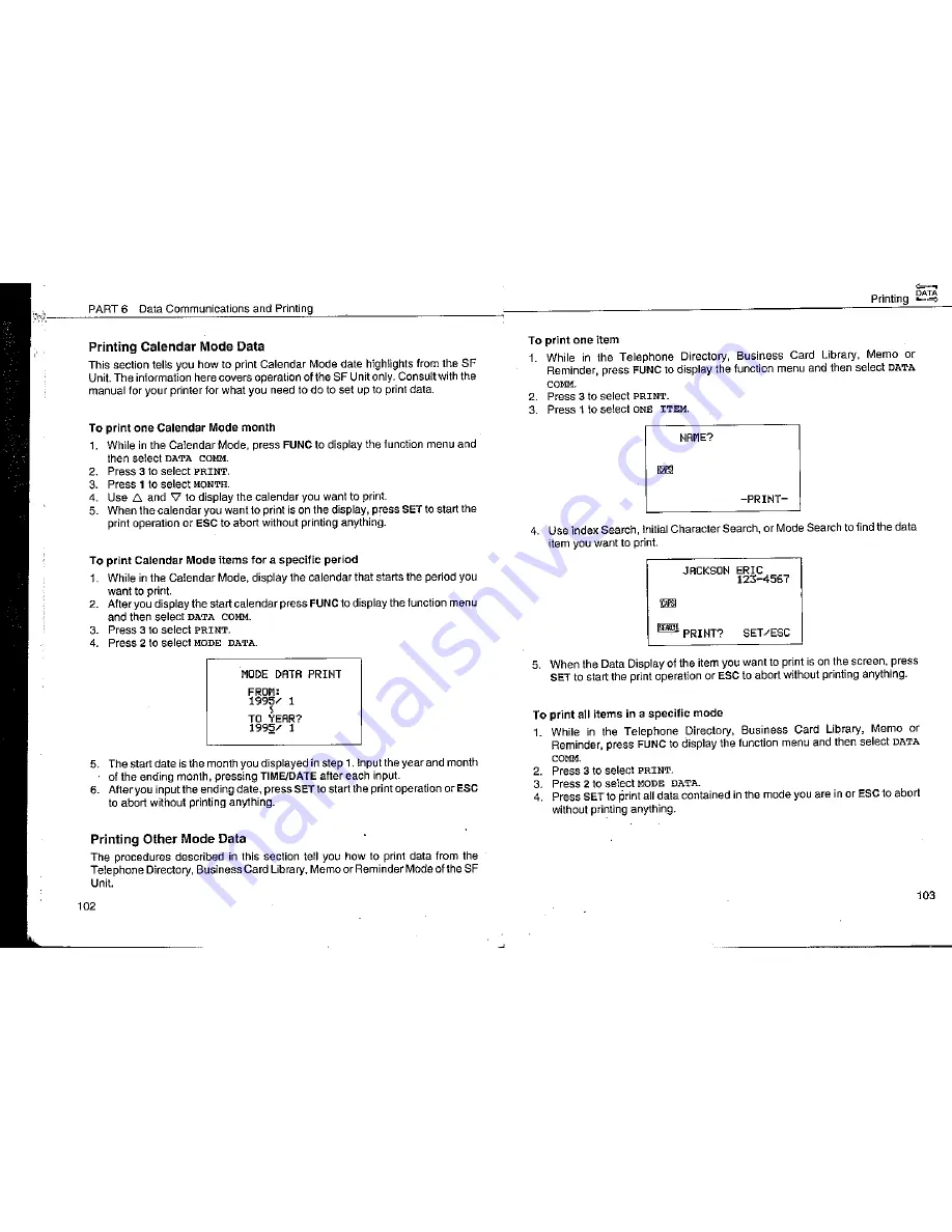 Casio SF-7900E Owner'S Manual Download Page 53