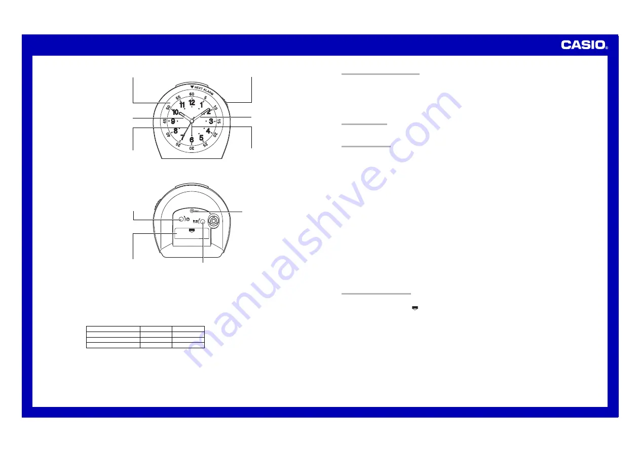 Casio TQ-451/551 User Manual Download Page 1