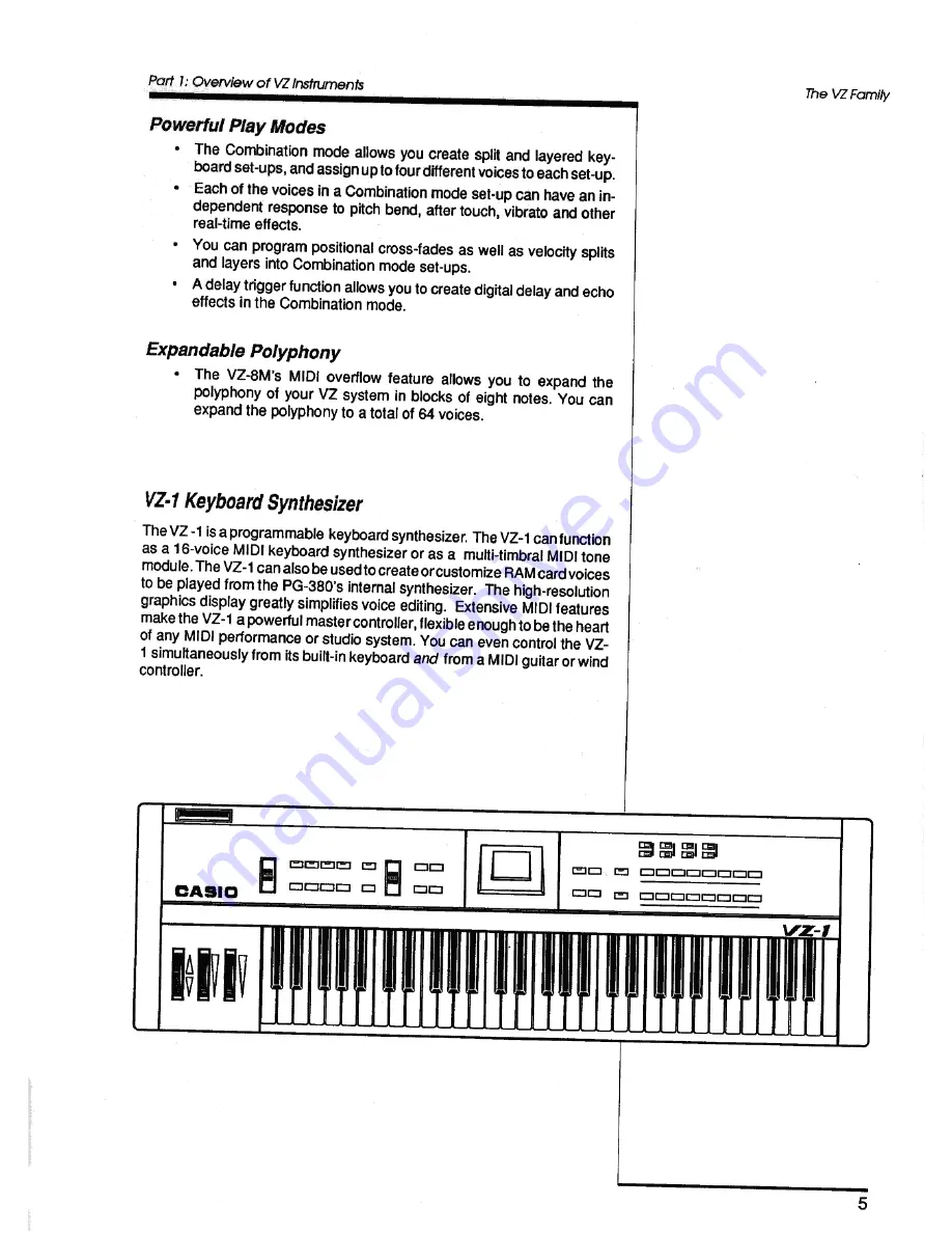 Casio VZ-1 Manual Download Page 13