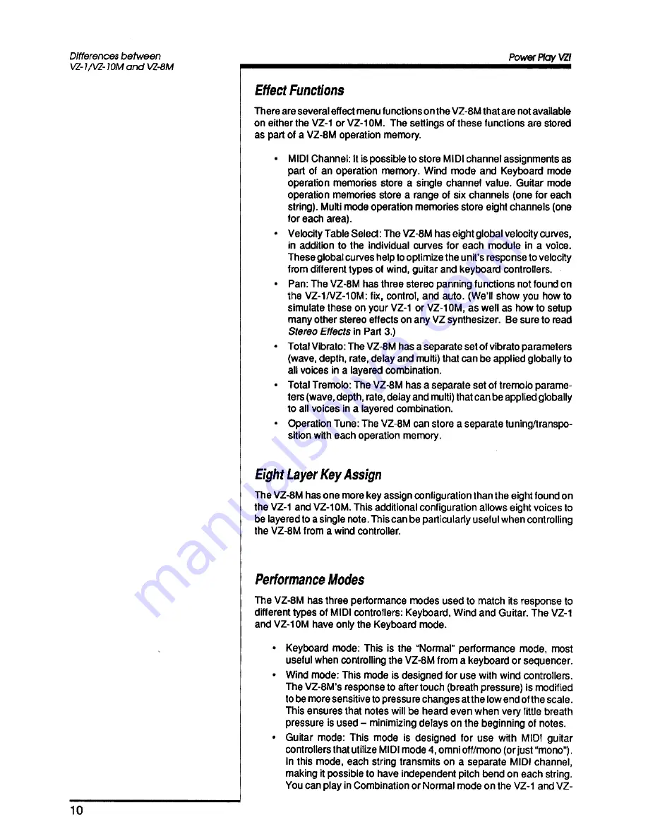 Casio VZ-1 Manual Download Page 18