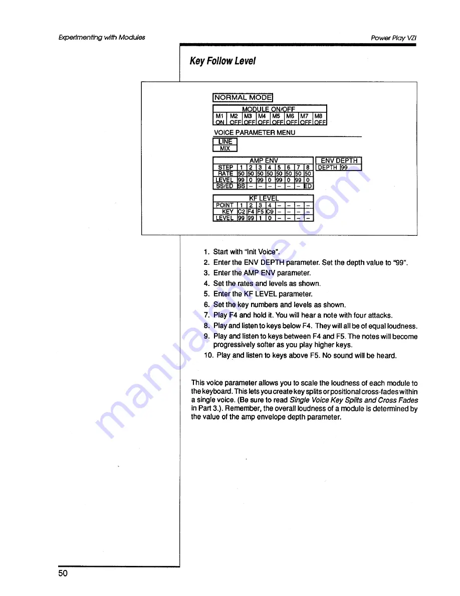 Casio VZ-1 Manual Download Page 58