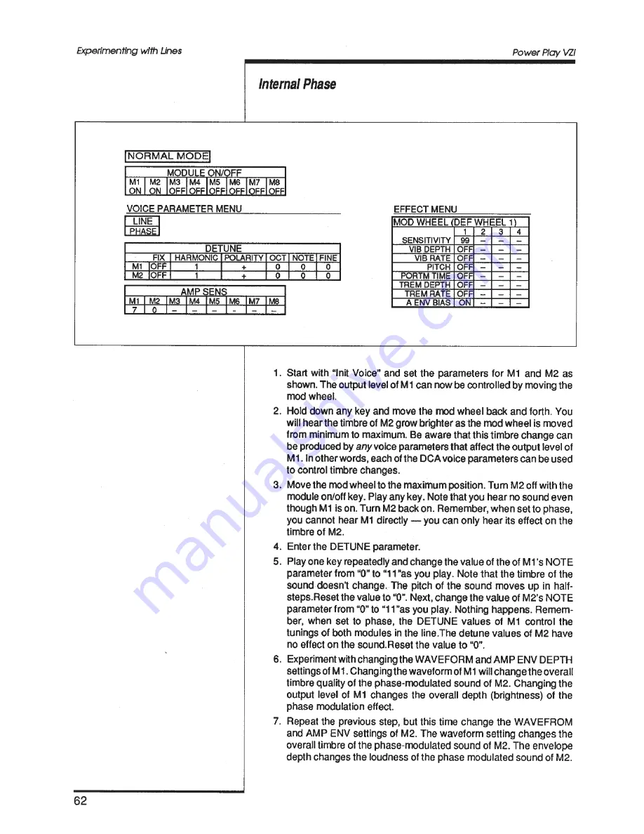 Casio VZ-1 Manual Download Page 70